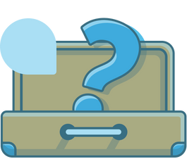 Чемодан 1 закрытый.