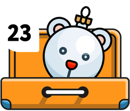 Чемодан 23 открытый.