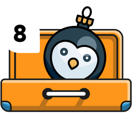 Чемодан 8 открытый.